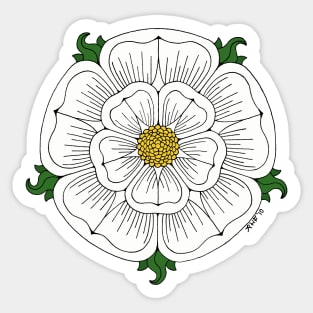 White Rose of York Sticker